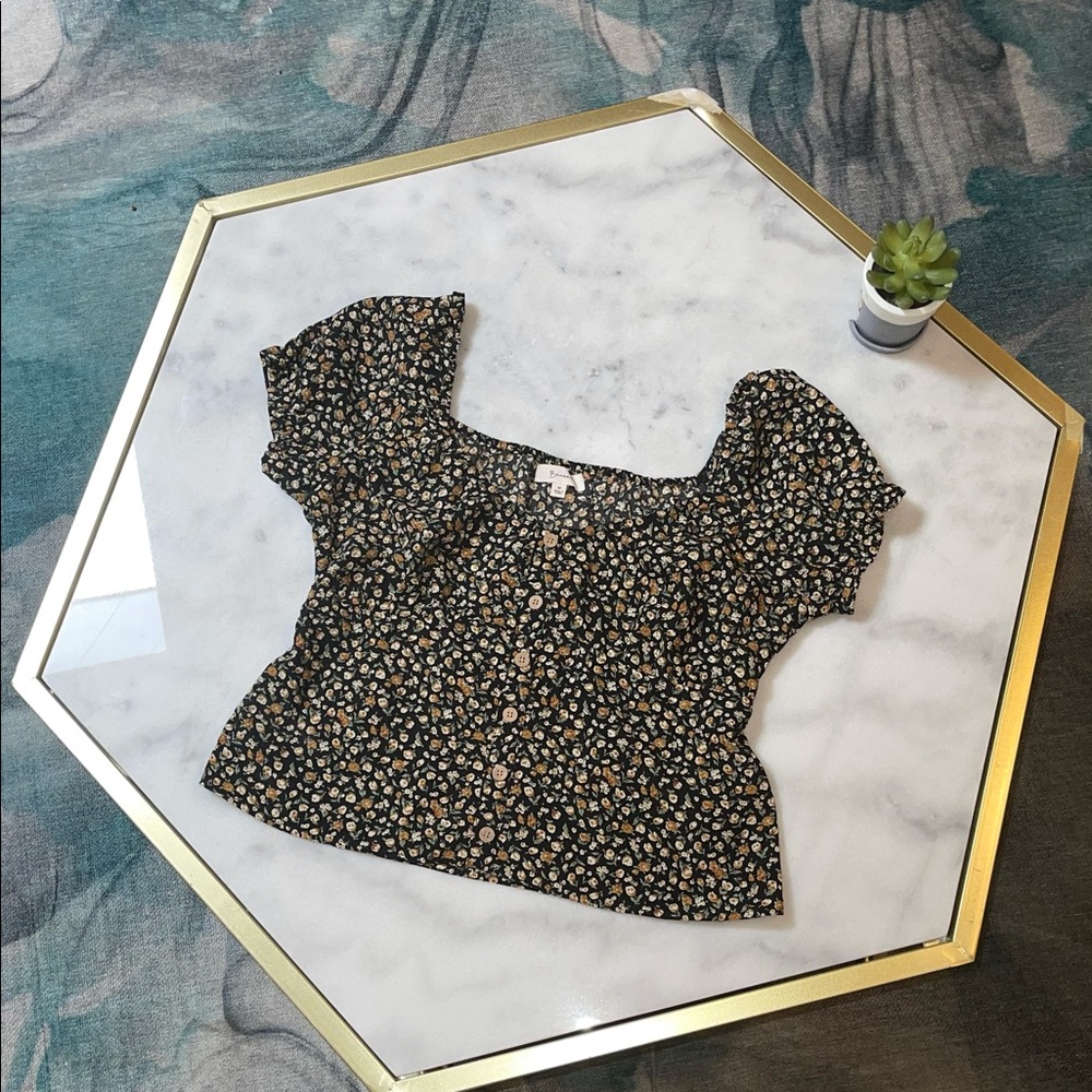 Floral Crop Top